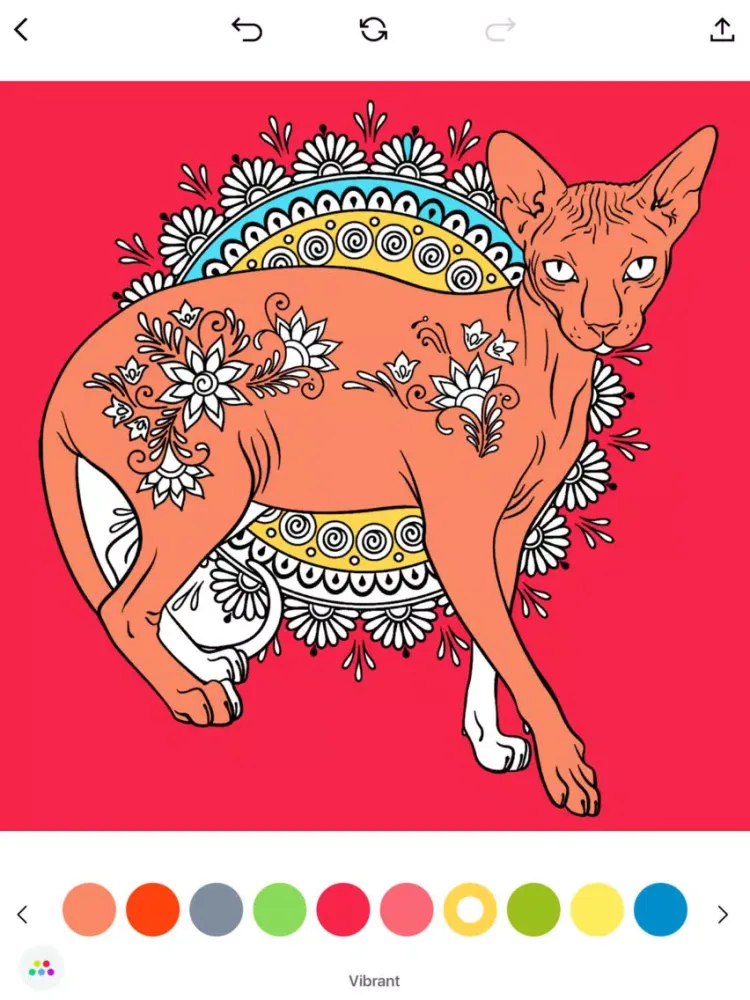 Colour - Coloring Book iPad  سکرین شاٹس