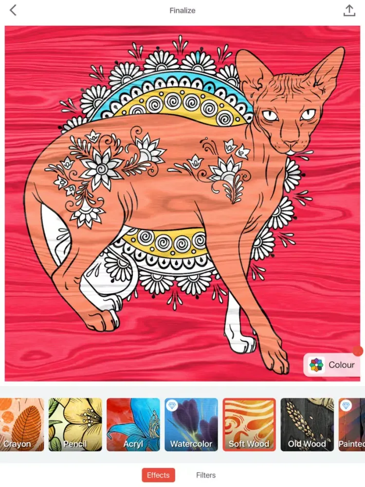 Colour - Coloring Book iPad  سکرین شاٹس