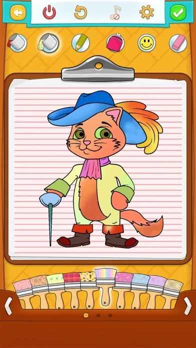 Capturas de tela do Kitty Cat Coloring Pages