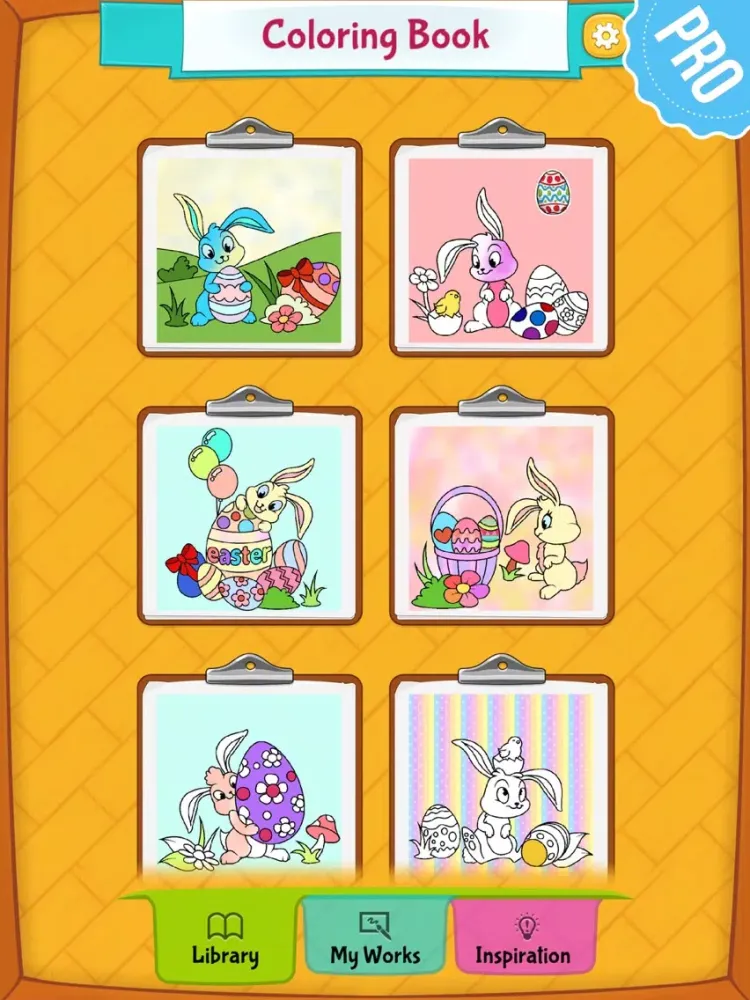 Easter Coloring Pages - Coloring Games for Boys and Girls PRO iPad  स्क्रीनशॉट