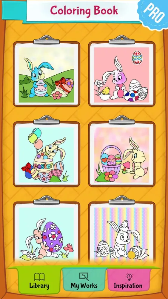 Easter Coloring Pages - Coloring Games for Boys and Girls PRO स्क्रीनशॉट