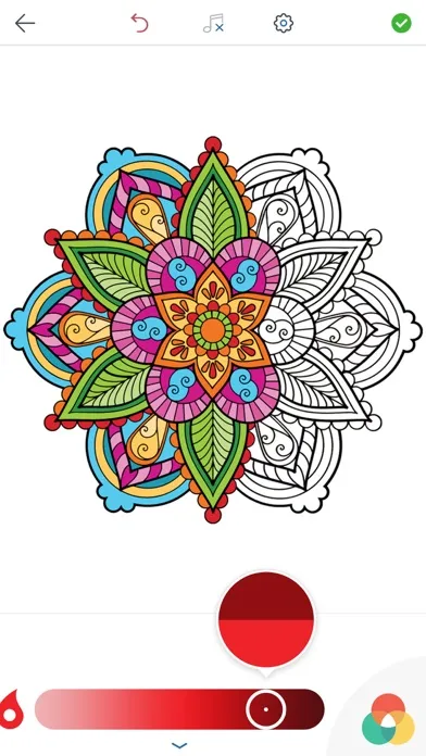 Capturas de tela do Cool Mandala Coloring Pages