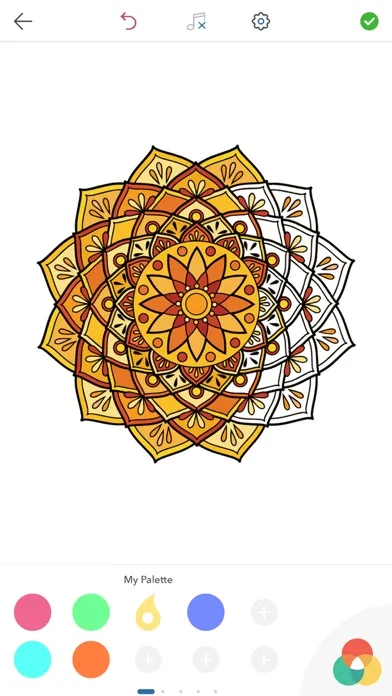 Capturas de tela do Cool Mandala Coloring Pages