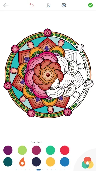 Capturas de tela do Cool Mandala Coloring Pages