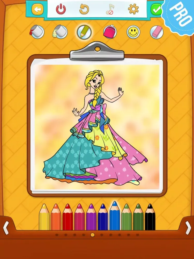 Princess Coloring Games for Kids - Colouring Book for Girls PRO iPad  Screenshots
