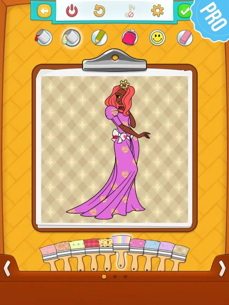 Princess Coloring Games for Kids - Colouring Book for Girls PRO iPad  Screenshots