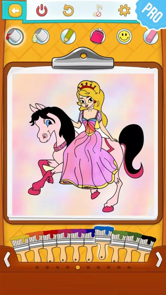 Princess Coloring Games for Kids - Colouring Book for Girls PRO Screenshots
