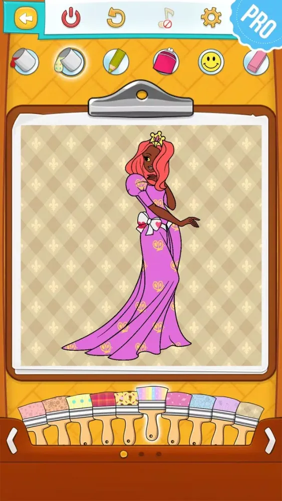 Princess Coloring Games for Kids - Colouring Book for Girls PRO Screenshots