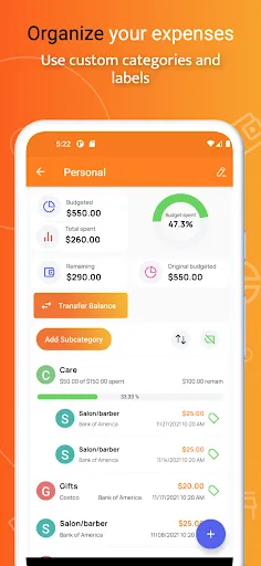 Screenshot di Budget planner—Expense tracker