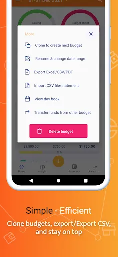 Screenshot di Budget planner—Expense tracker