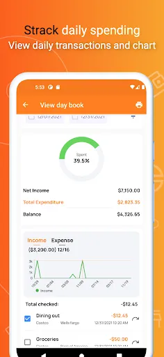 Screenshot di Budget planner—Expense tracker