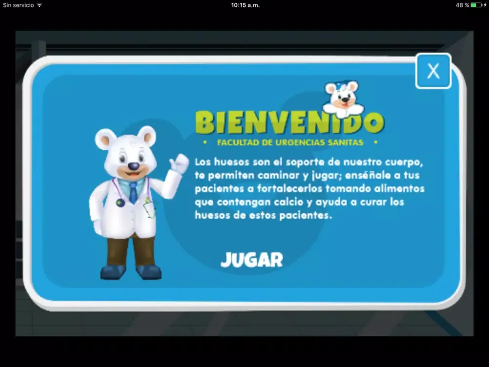Ảnh chụp màn hình của Aprende de huesos iPad 