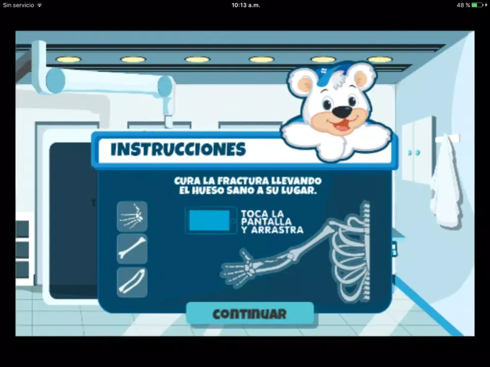 Ảnh chụp màn hình của Aprende de huesos iPad 