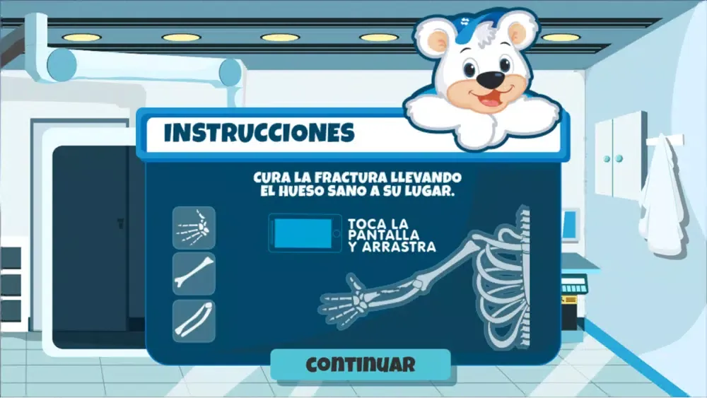 Ảnh chụp màn hình của Aprende de huesos