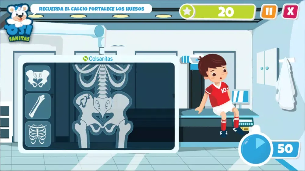 Ảnh chụp màn hình của Aprende de huesos