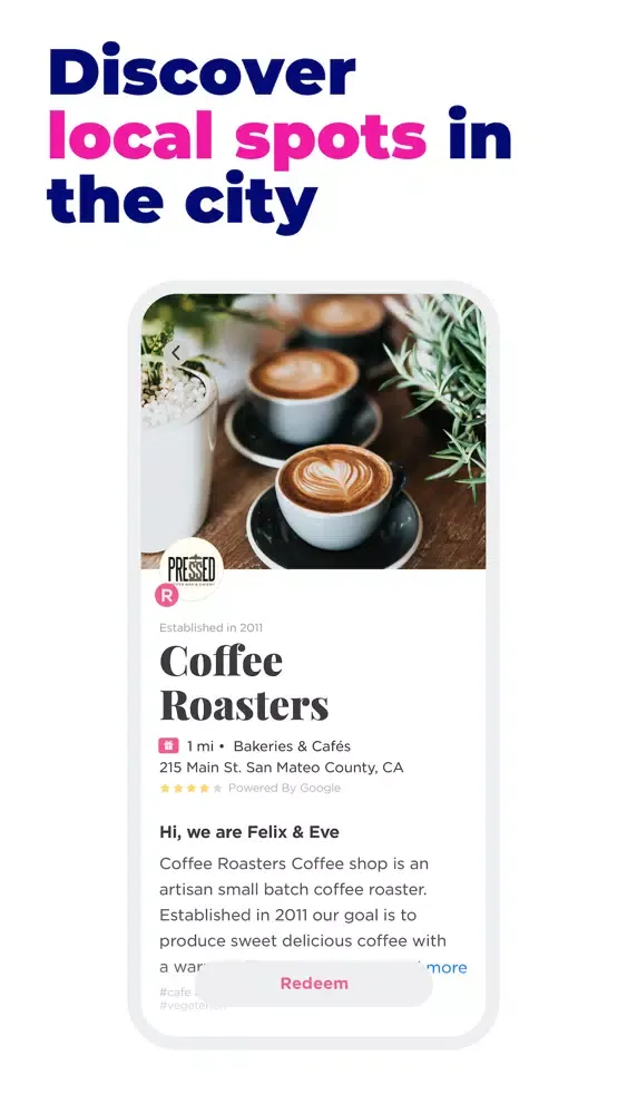 Screenshot di Choose Local San Mateo County