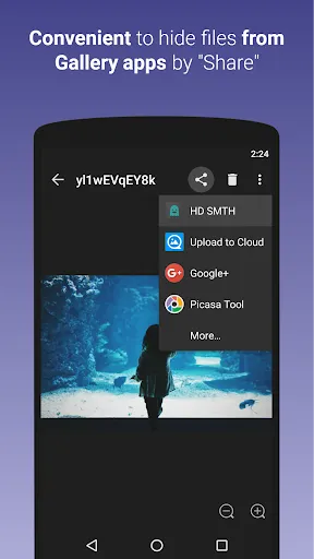 Tangkapan layar Hide Something: photos, videos