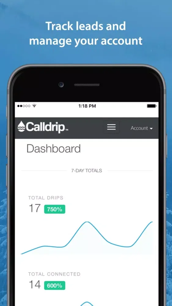 Скриншоты Calldrip - Lead Management and Sales Tools