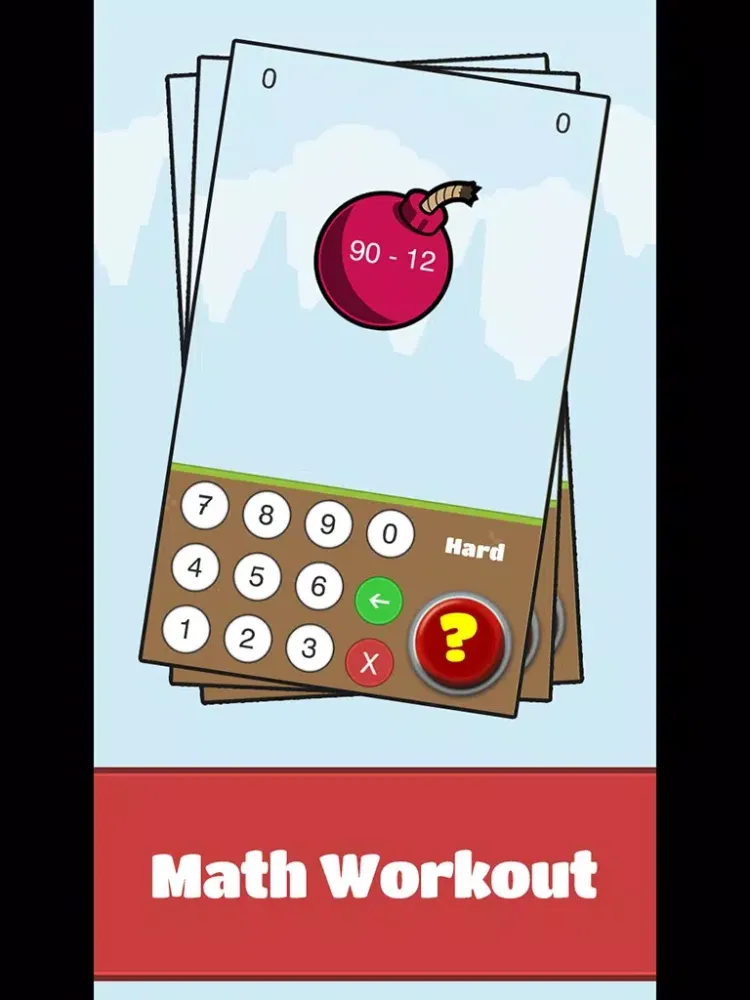 Tangkapan skrin Adults Math Workout iPad 