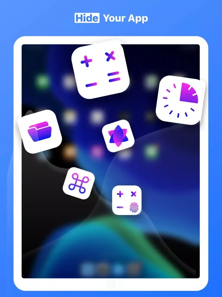 Secret Calculator: photo vault iPad  স্ক্রিনশট