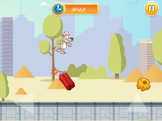 Tangkapan layar Mouse Hunt - Run Jump and Roll iPad 