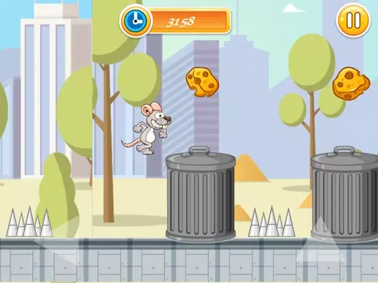 Tangkapan layar Mouse Hunt - Run Jump and Roll iPad 