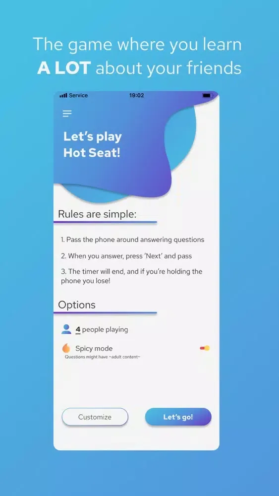 Capturas de pantalla de Hot Seat App
