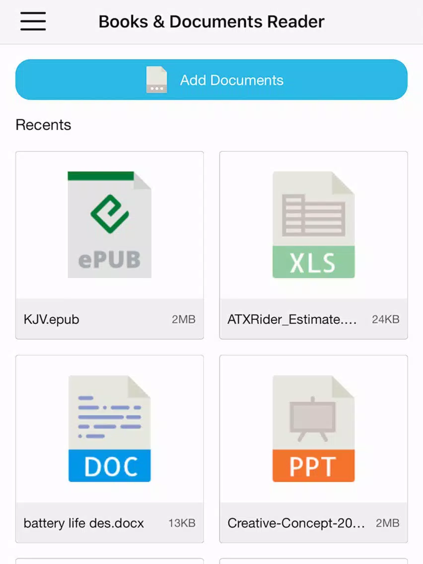 Documents Saver & Reader iPad  Screenshots