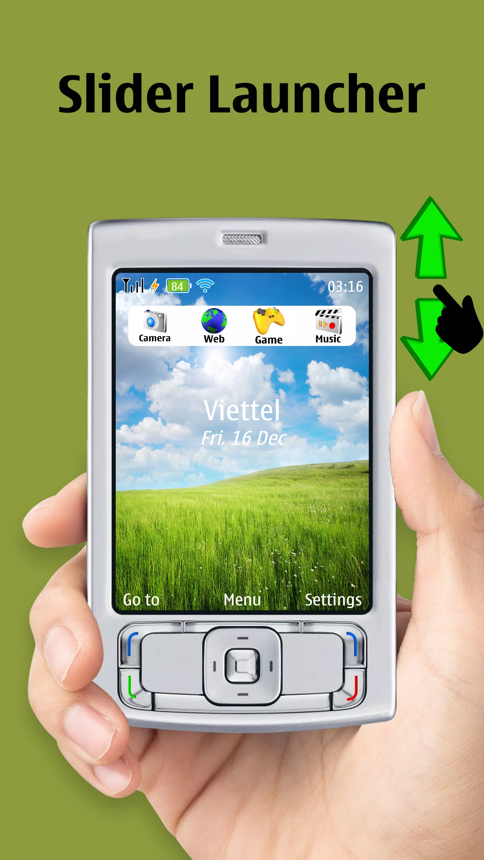 Nokia N95 Style Launcher Screenshots1