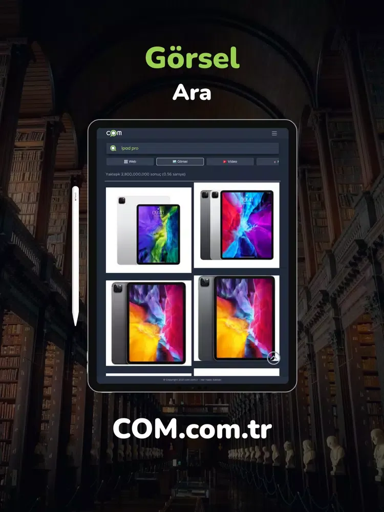 Yerli Arama Motoru COM.com.tr iPad  स्क्रीनशॉट