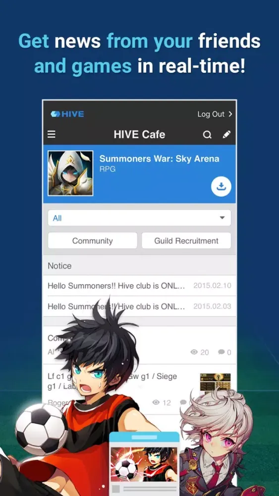 with HIVE Screenshots