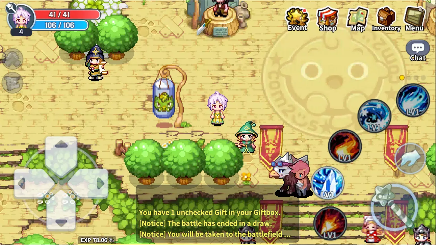 Capturas de tela do The World of Magic: IMO