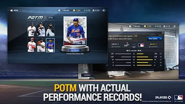 MLB 9 Innings GM Screenshots
