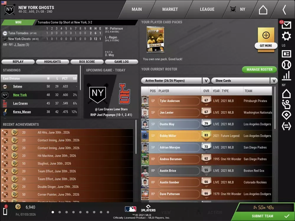 صور OOTP Baseball Go! iPad 