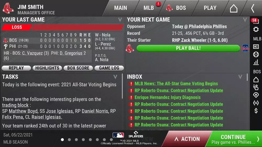 صور OOTP Baseball Go!