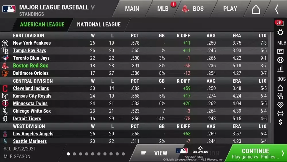 صور OOTP Baseball Go!