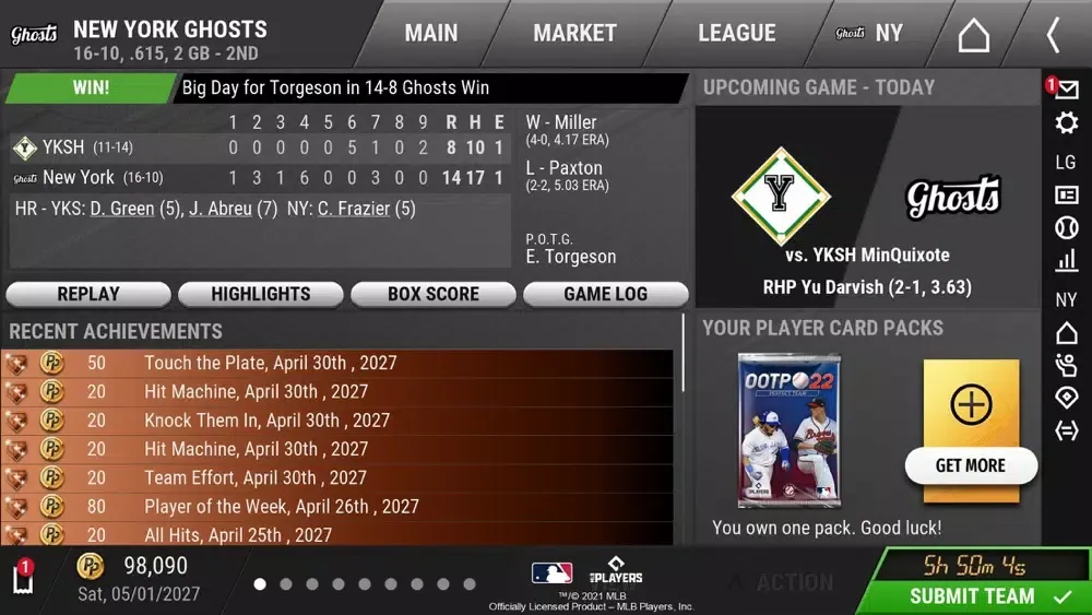 صور OOTP Baseball Go!