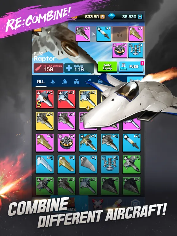 Strikers1945: RE iPad  Screenshots