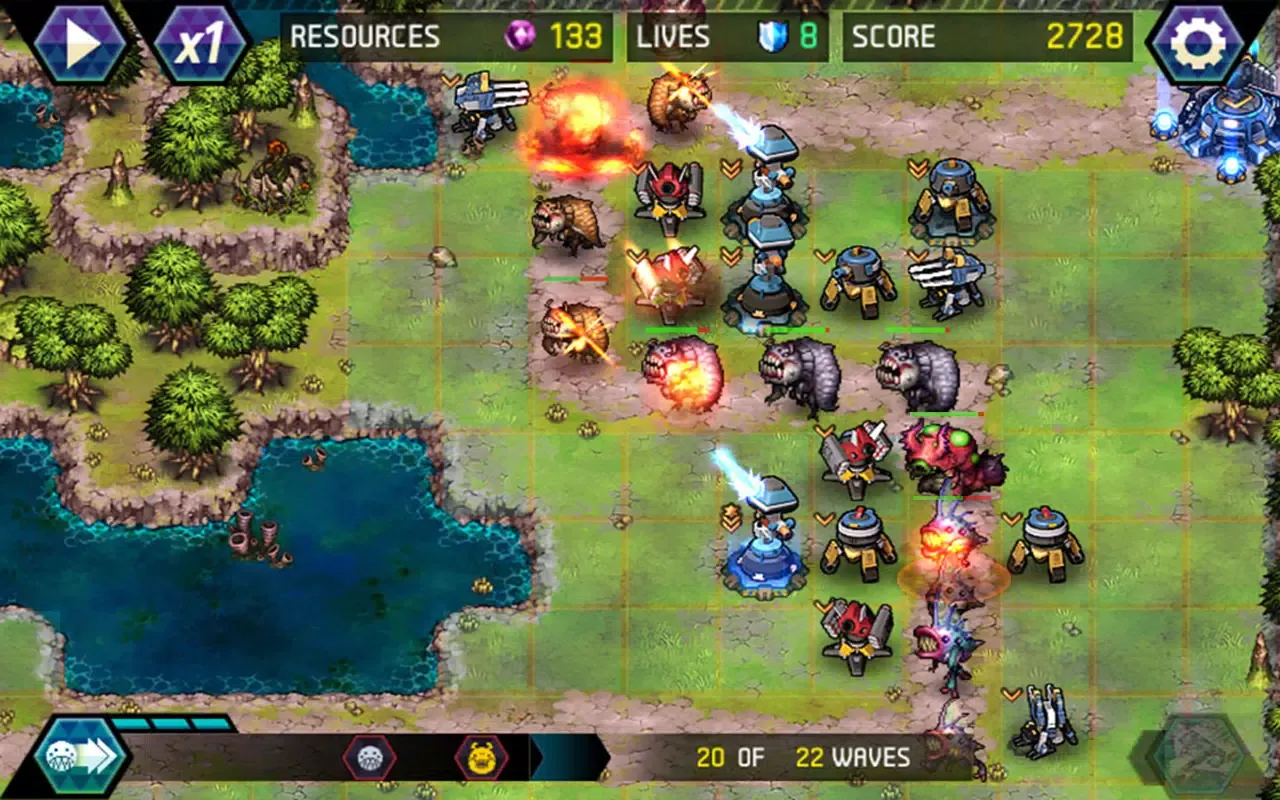 Captures d'écran de Tower Defense: Infinite War