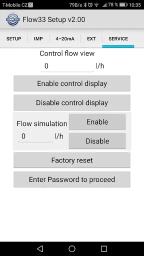 Flow 33 Setup Screenshots