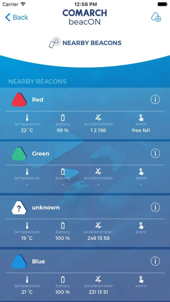 Zrzuty ekranu Comarch beacON