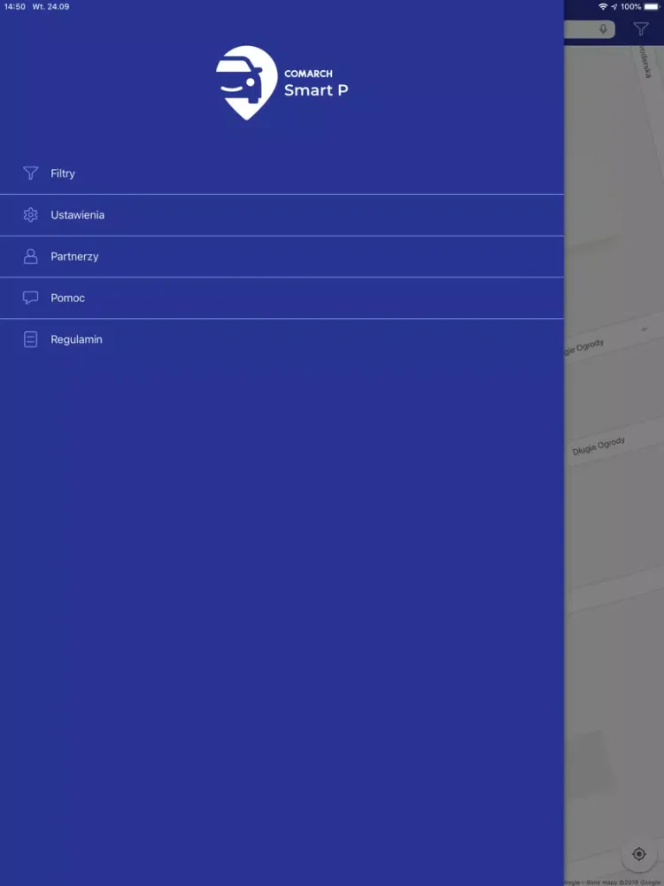 Comarch Smart Parking iPad  Screenshots