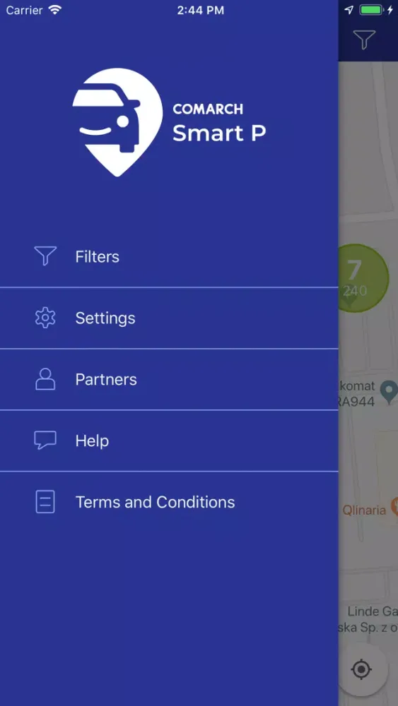 Comarch Smart Parking Screenshots