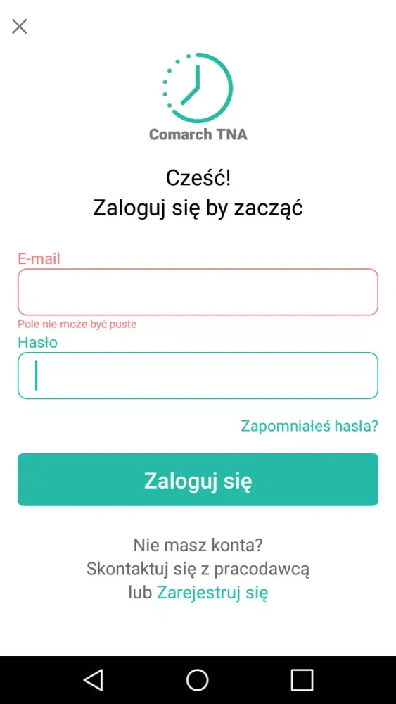 Comarch TNA Ekran Görüntüleri