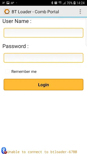Captures d'écran de BT Loader Application