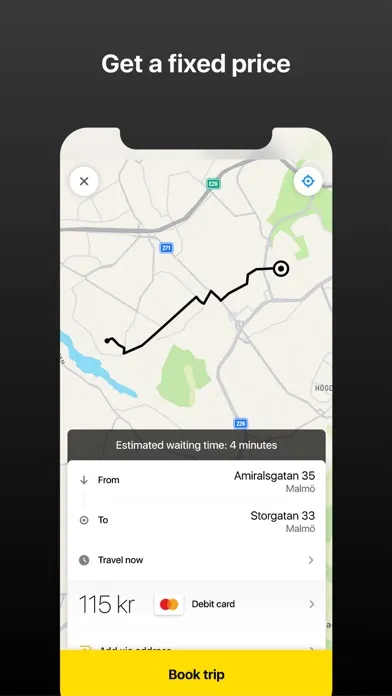Captures d'écran de Taxi Skåne