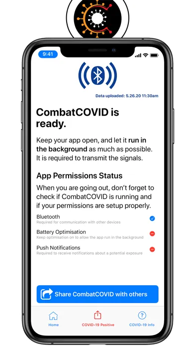 CombatCOVID PBC Screenshots