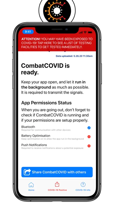 CombatCOVID PBC Screenshots
