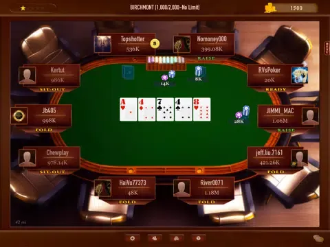 Mega Poker Texas Holdem iPad 应用截图