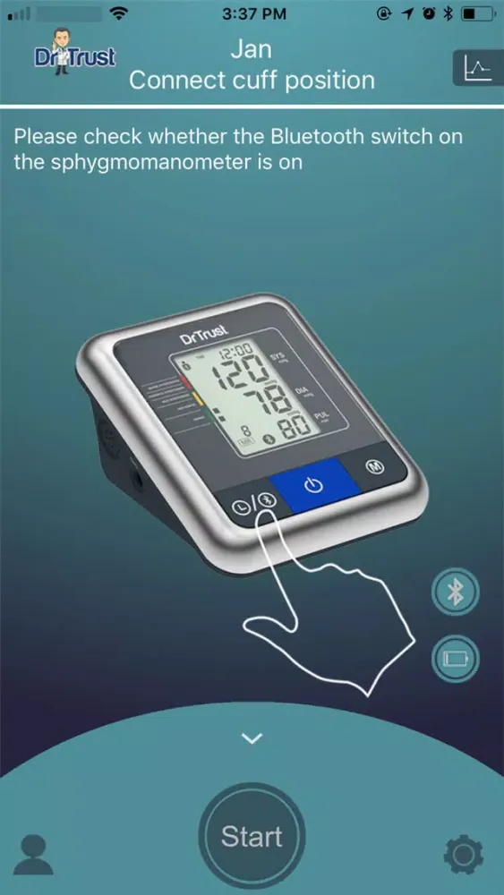 Capturas de tela do Dr Trust BP Connect